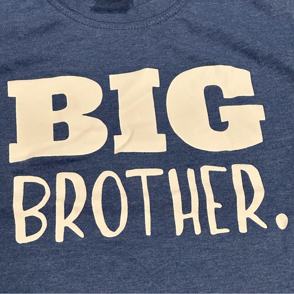 Big Brother T-Shirt Bundle | Unordinary Toddler | 4Y/4T | 2 Shirts (Blue & Gray) - Picture 7 of 10